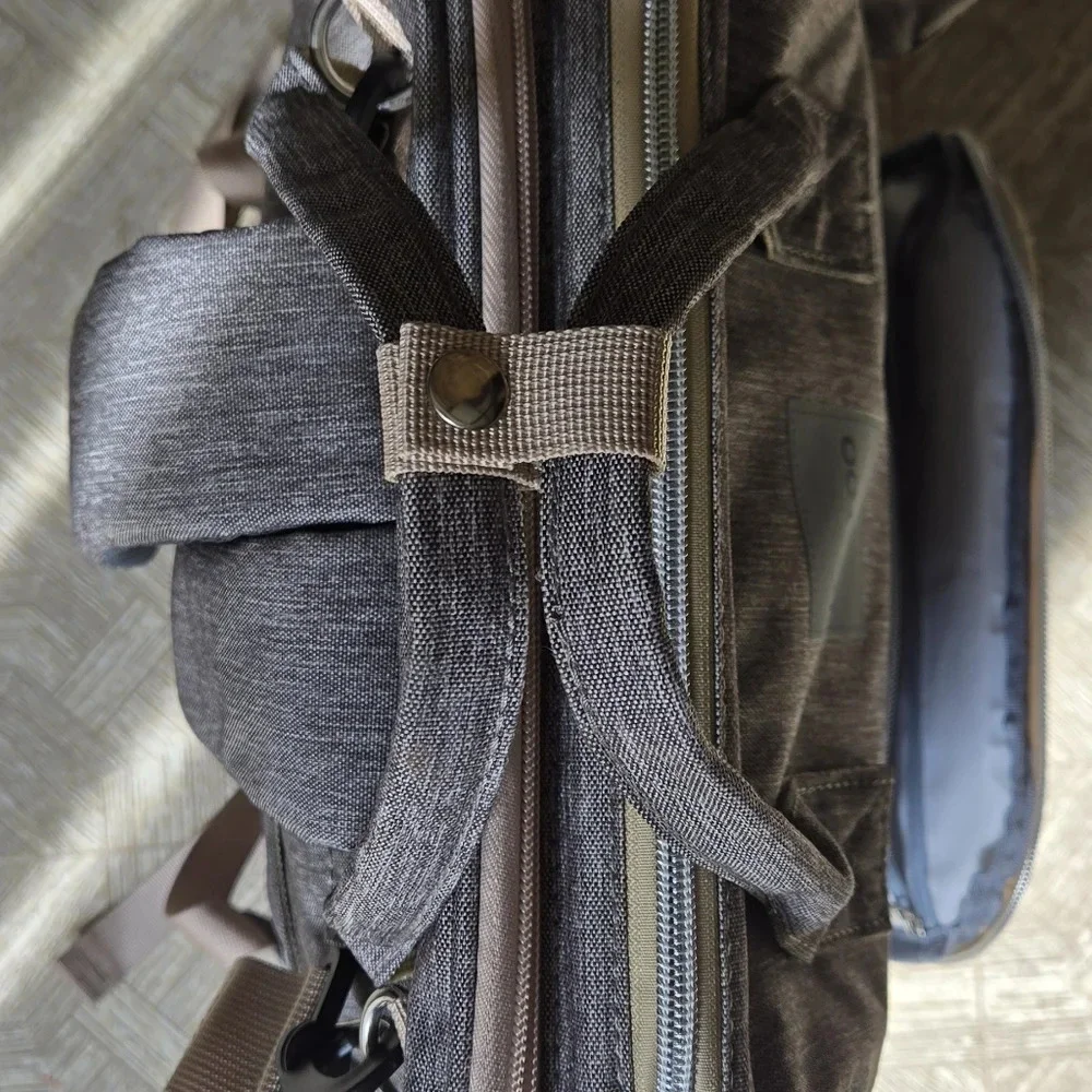 NWOT convertible diaper bag to bassinet